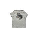 Burlebo Burlebo Texas Camo Flying B Logo - Heather Ash Tee