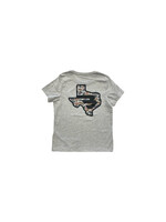 Burlebo Burlebo Texas Camo Flying B Logo - Heather Ash Tee