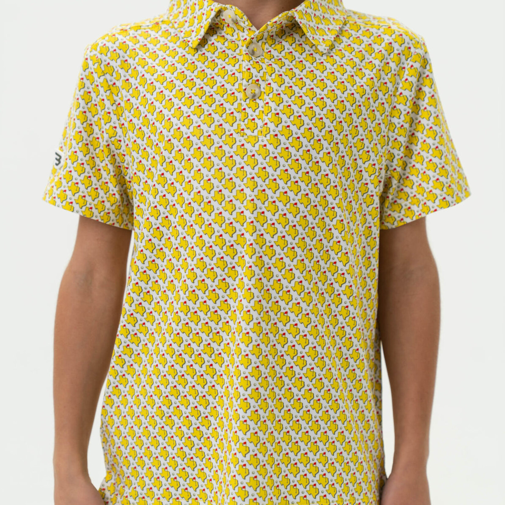 Burlebo Burlebo Youth Texas Tee Time Polo