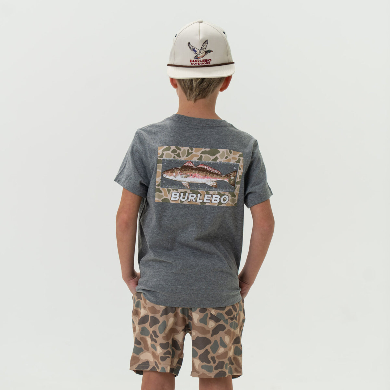 Burlebo Burlebo Keeper Redfish - Dark Heather Grey