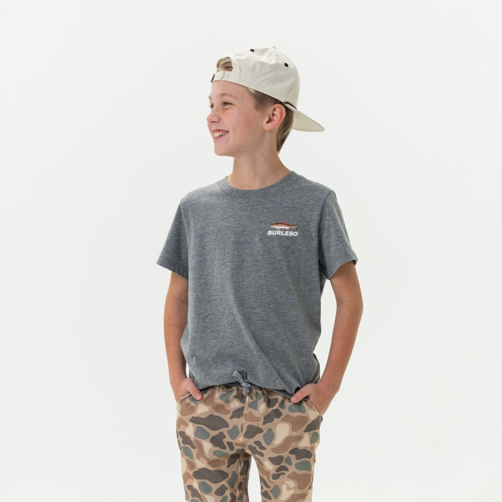Burlebo Burlebo Keeper Redfish - Dark Heather Grey