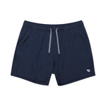 Burlebo Burlebo Heather Navy Athletic Short AM Flag Pocket