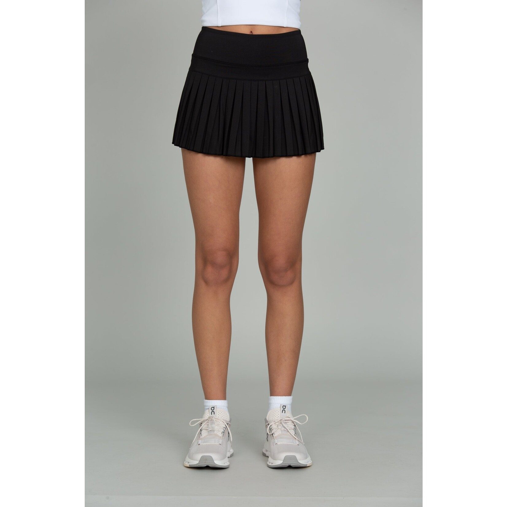 Gold Hinge Gold Hinge Black Pleated Skirt