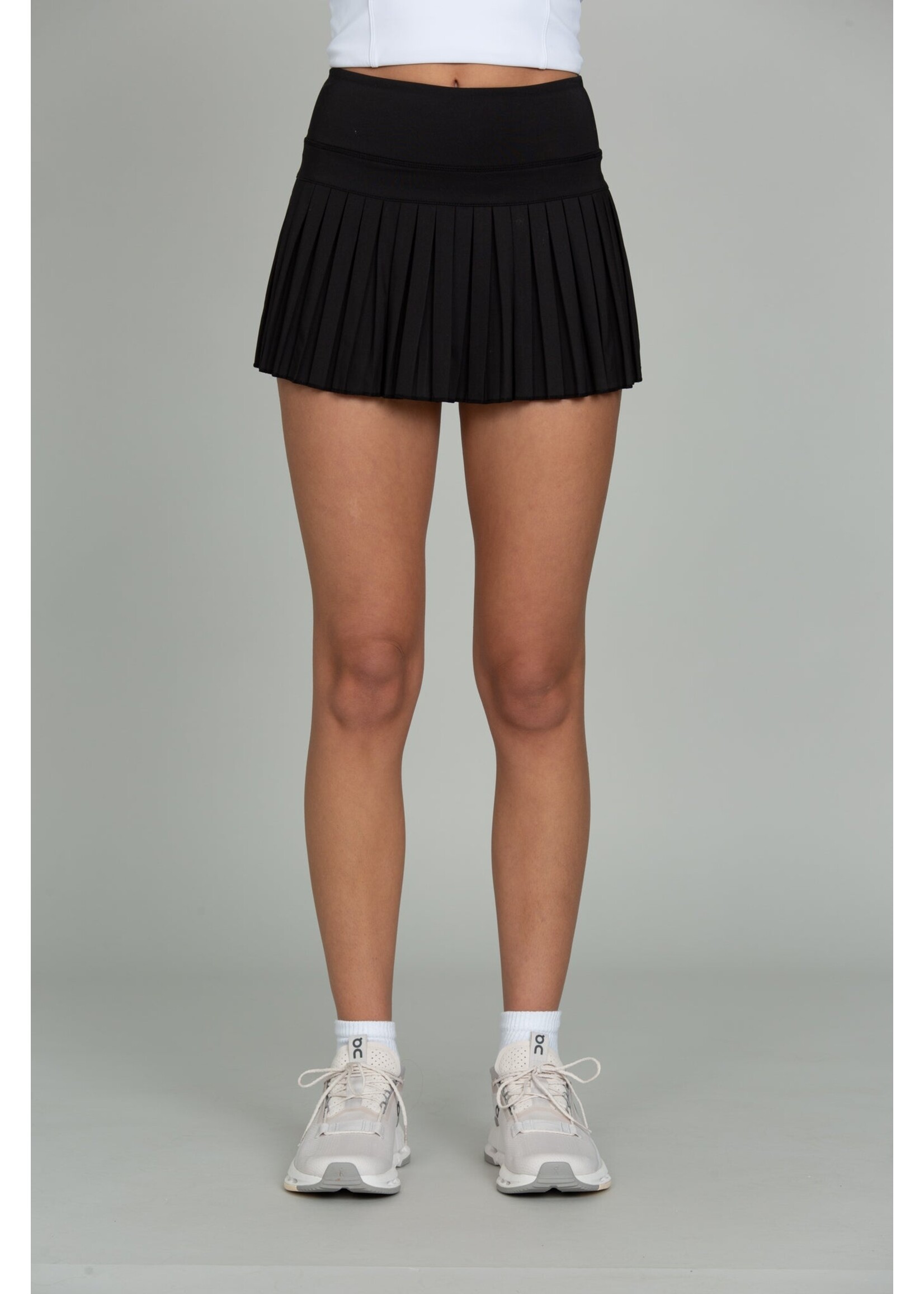 Gold Hinge Gold Hinge Black Pleated Skirt