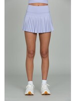 Gold Hinge Gold Hinge Pale Lavender Pleated Skirt