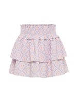 Pleat Collection Pleat Purple & Coral Scottie Skirt