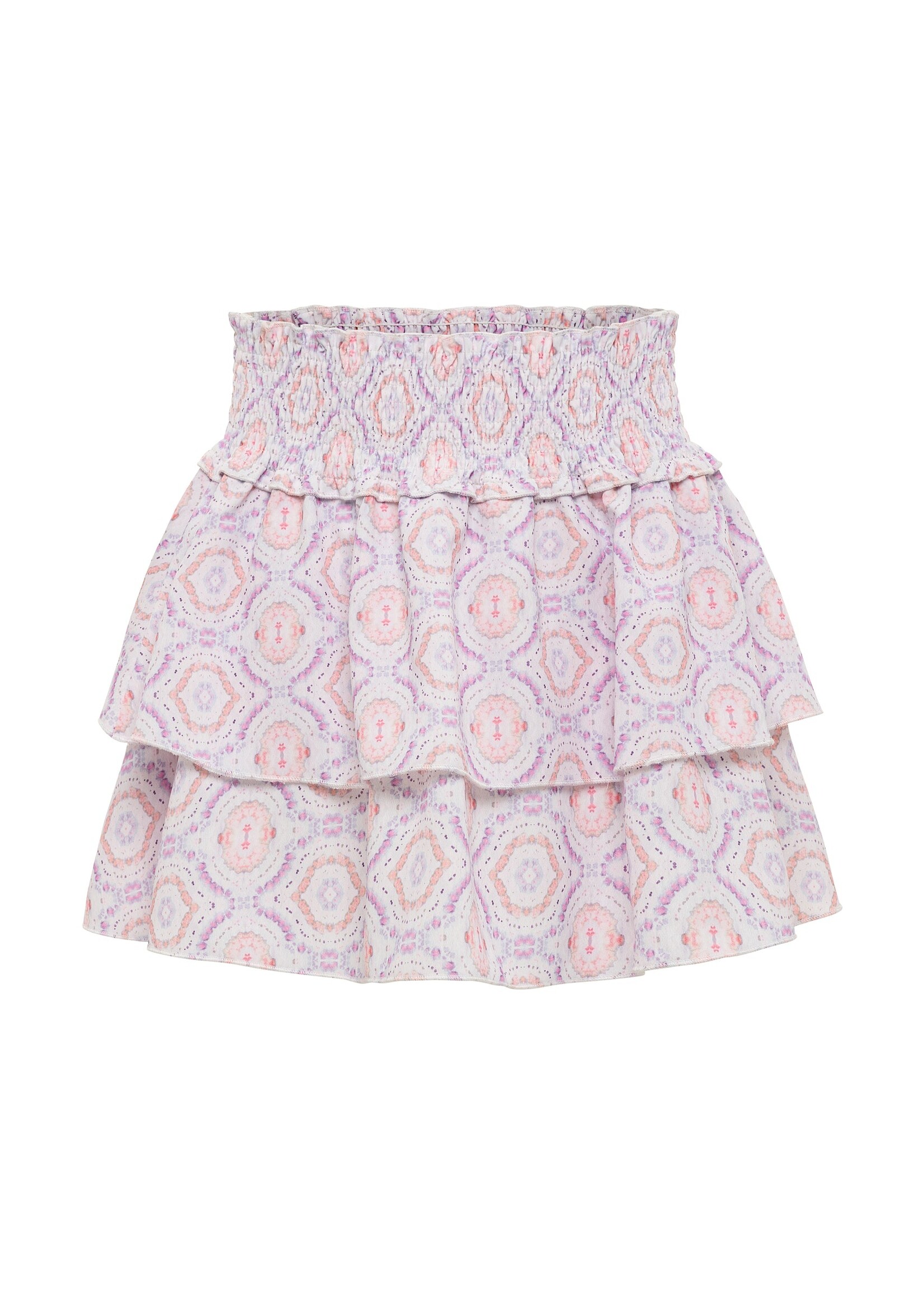 Pleat Collection Pleat Purple & Coral Scottie Skirt