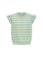 Pleat Collection Pleat Striped Olivia Top