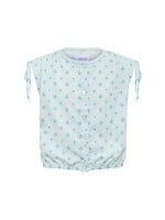 Pleat Collection Pleat Aqua Clover Maggie Top
