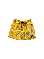 Baseballism Baseballism Yellow Doubles & Bubbles Mesh Short