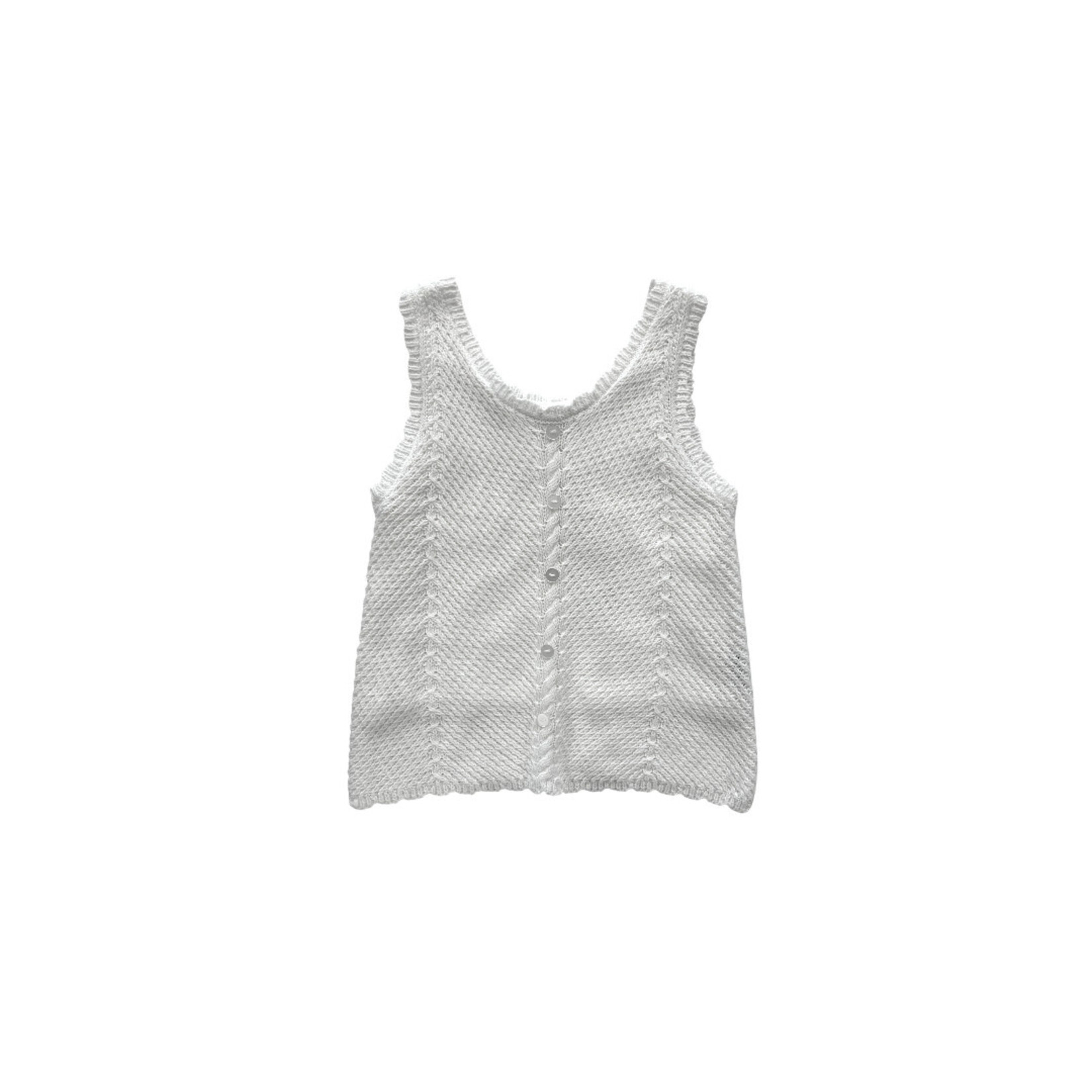 Tractr Tractr White Sweater Top
