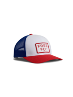 Free Fly Apparel Free Fly Red Wave Trucker Hat
