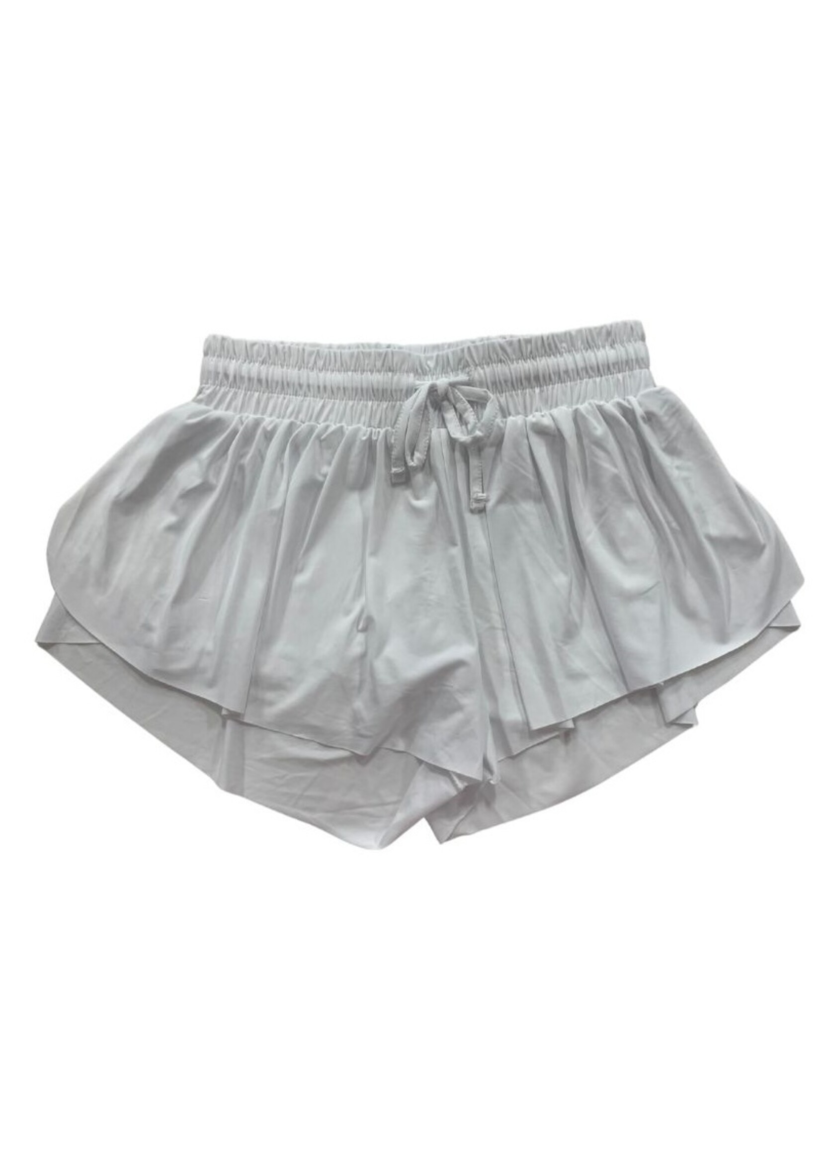 Suzette Suzette White Flowy Away Short