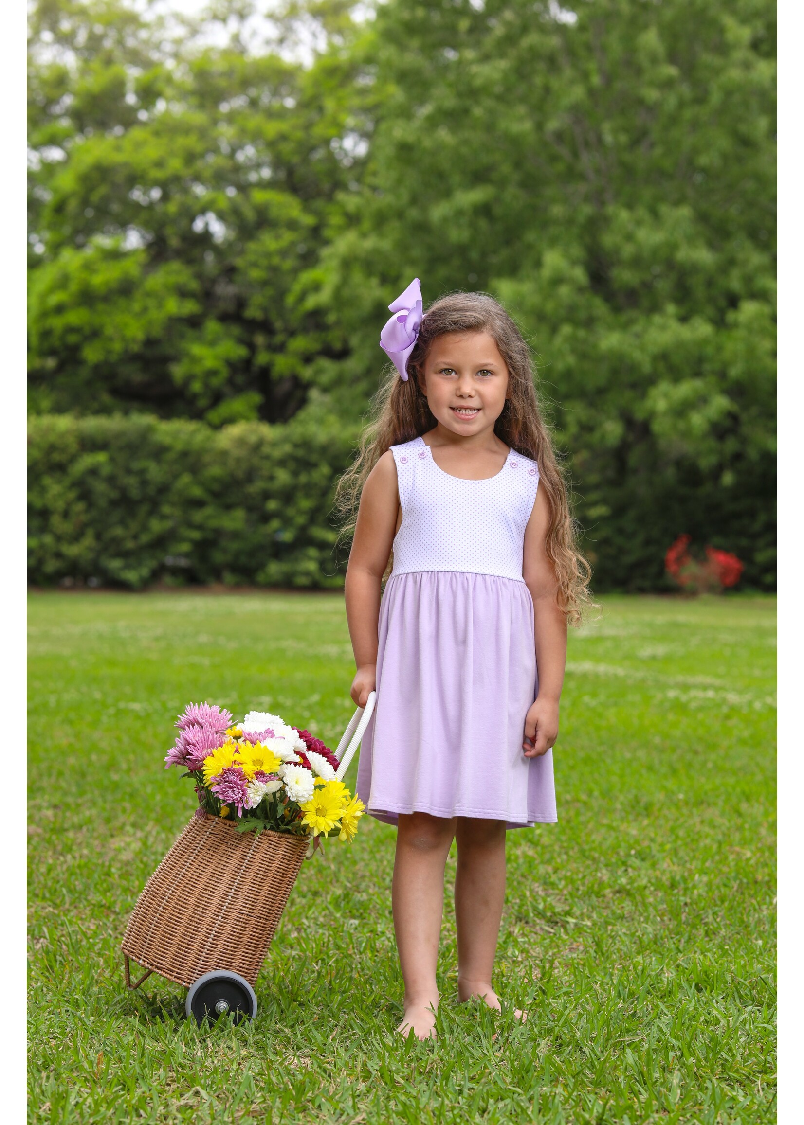 Trotter Street Kids Trotter Street Lavender Addie Dress