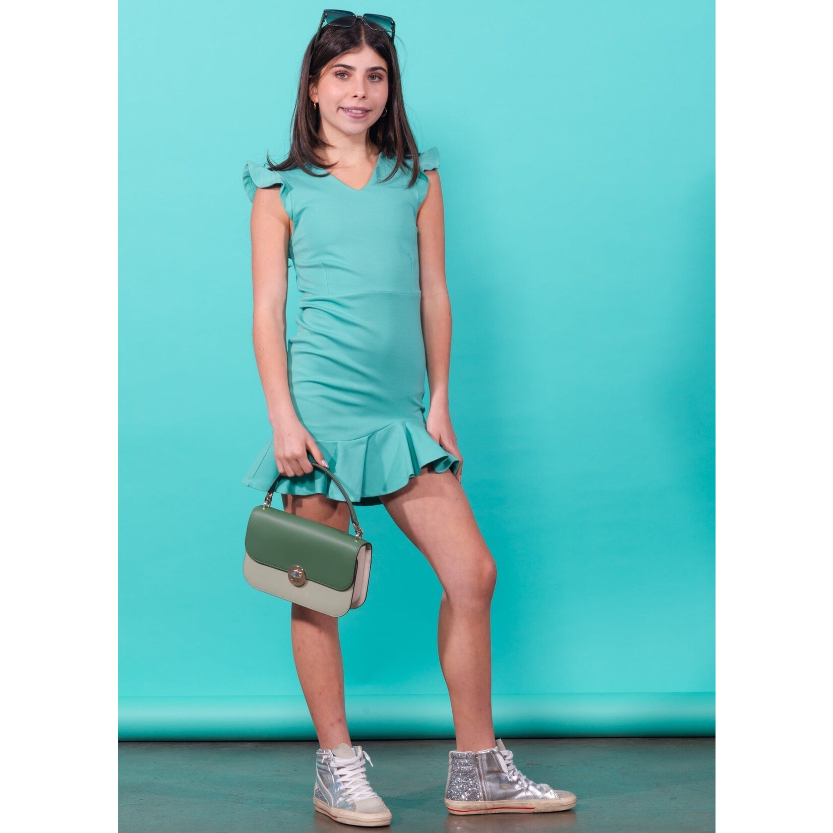 Miss Behave Miss Behave Mint Fiona Dress