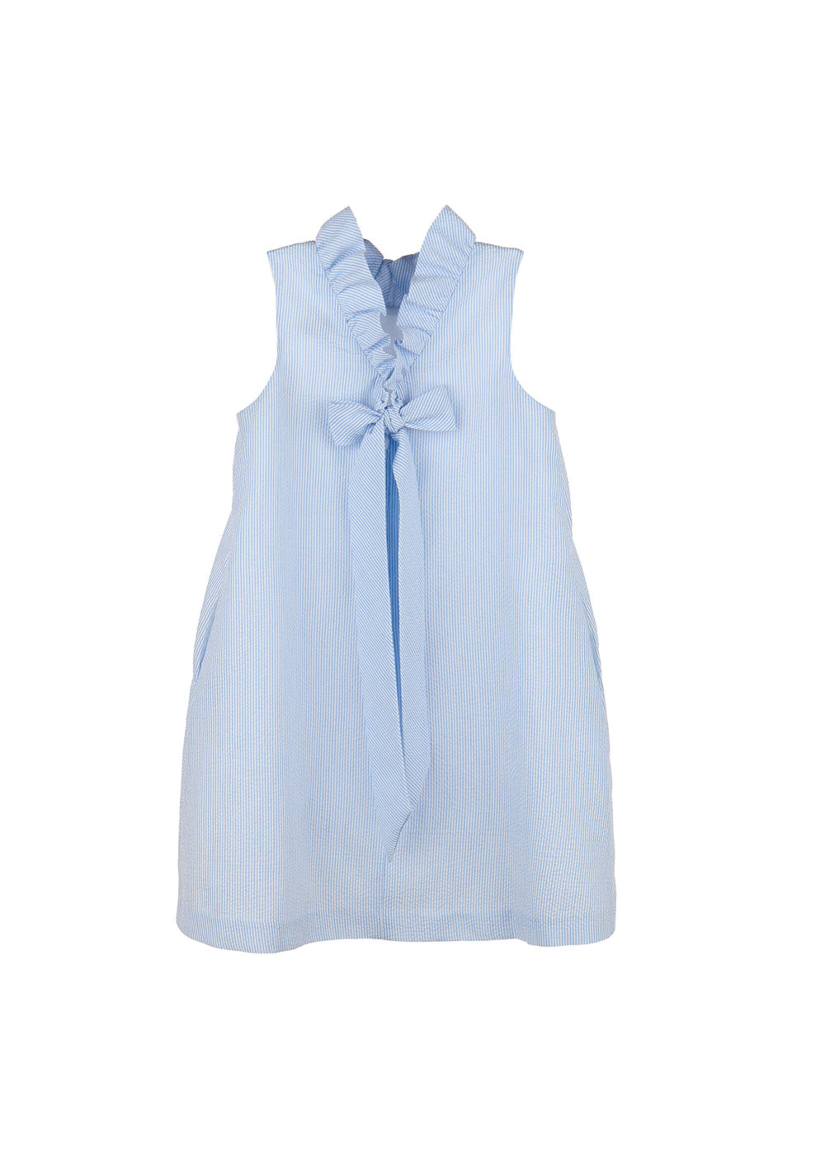 Gabby Gabby Blue Blair Striped Dress