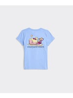 Vineyard Vines Girls Softball Whale Tee
