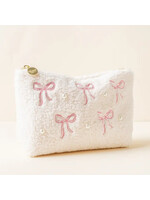 The Darling Effect Darling Effect Pink Bows Teddy Pouch