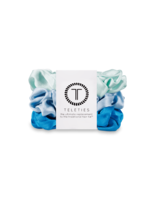 Teleties Teleties Blue Large Silk Hair Scrunchie