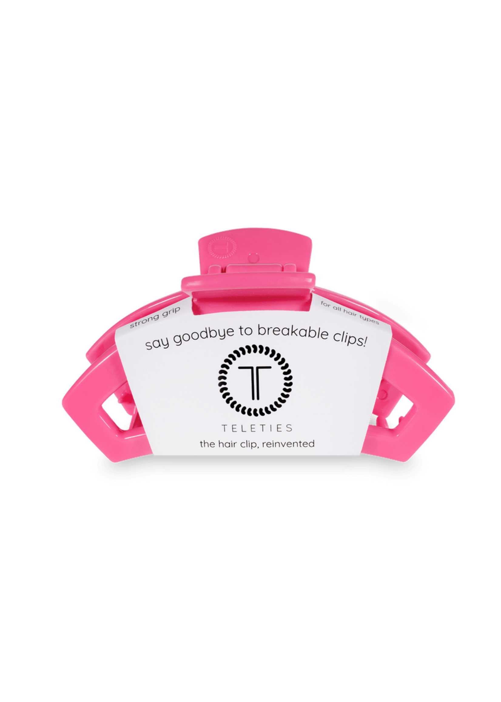 Teleties Teleties Paradise Pink Med Hair Clip