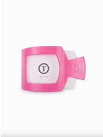 Teleties Teleties Paradise Pink Small Square Flat Clip