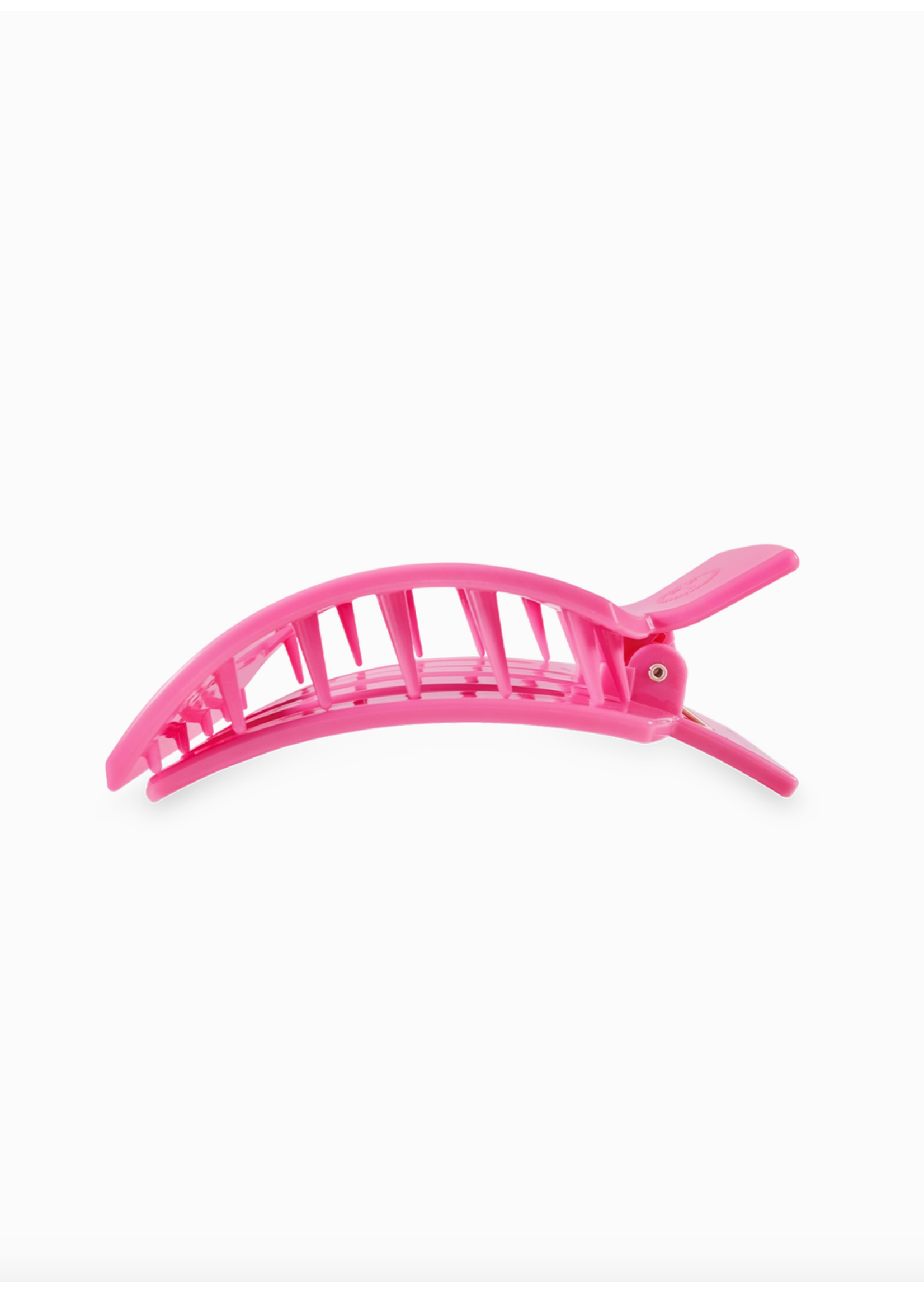 Teleties Teleties Paradise Pink Small Square Flat Clip