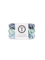 Teleties Teleties Turquoise Large Silk Hair Scrunchie