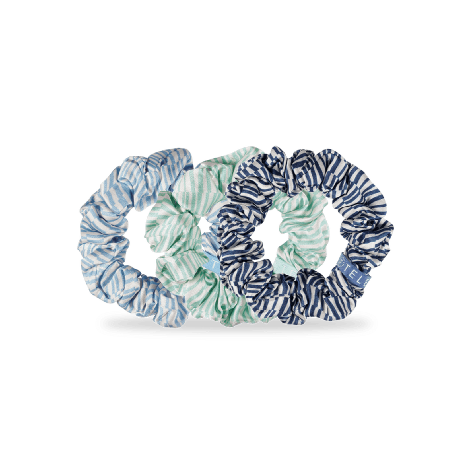Teleties Teleties Turquoise Large Silk Hair Scrunchie