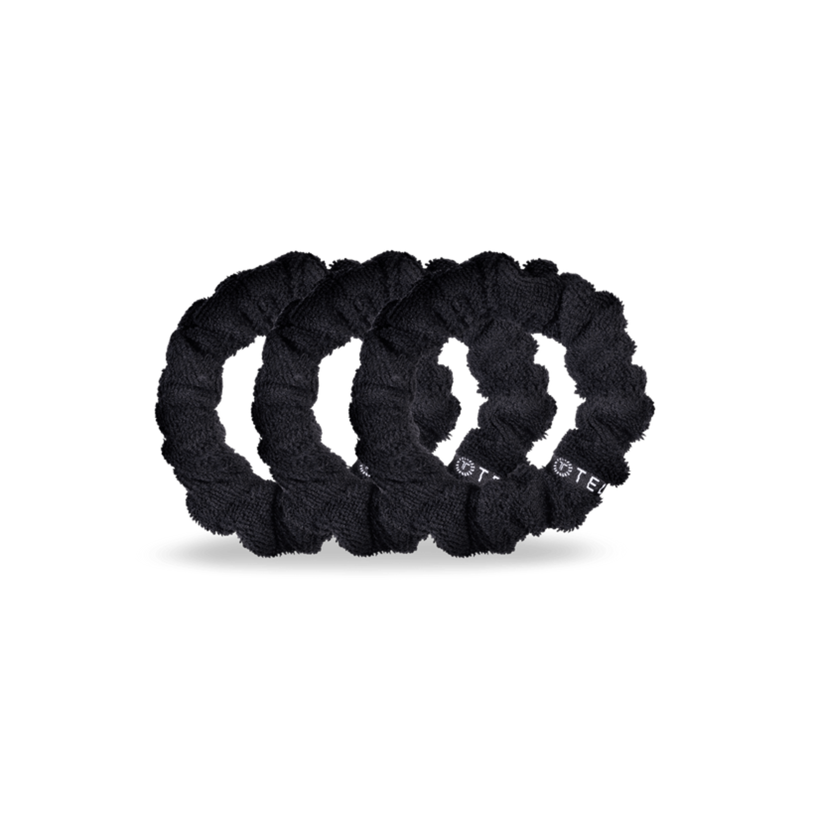 Teleties Teleties Black Small Terry Hair Scrunchie