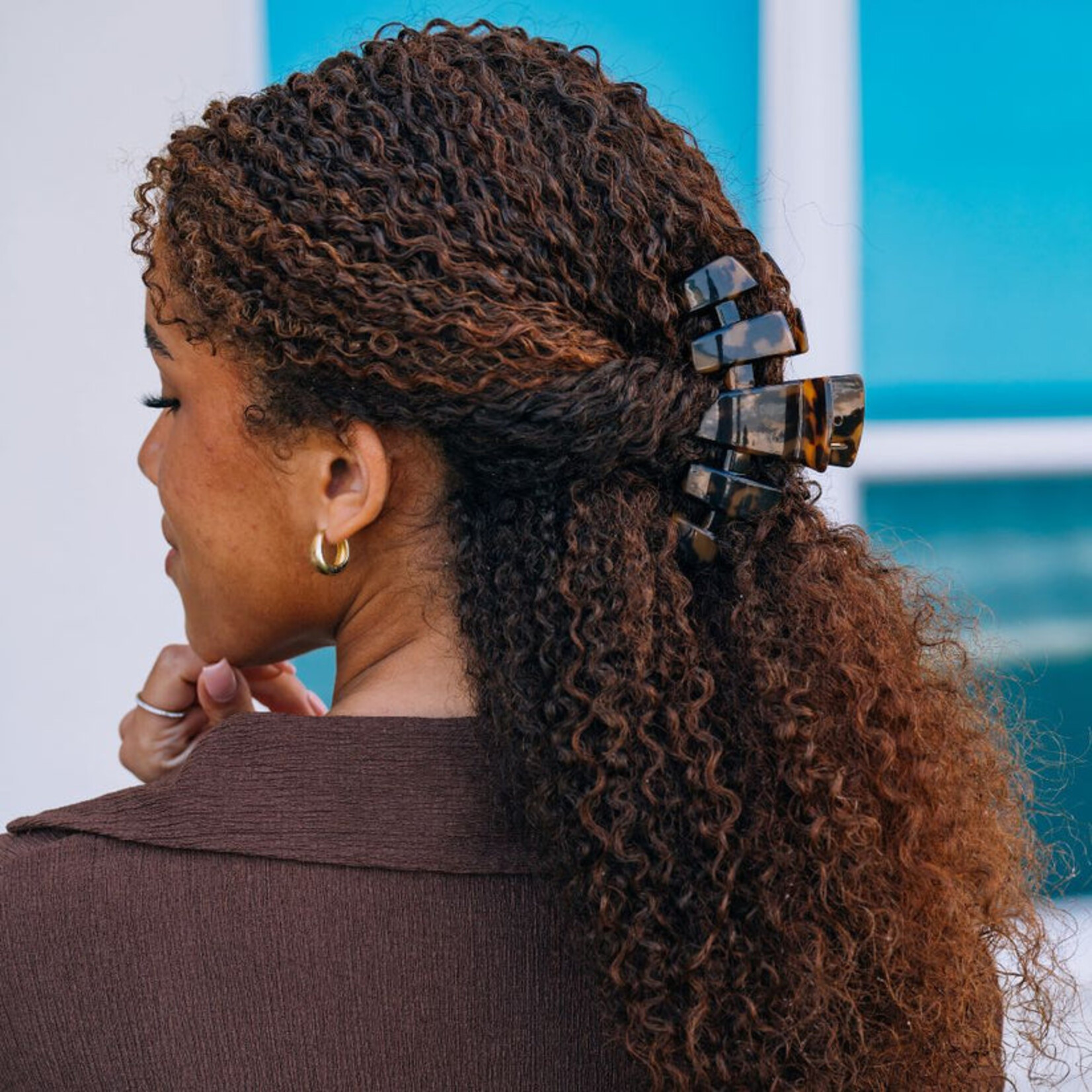 Teleties Teleties Tortise Large Hair Clip