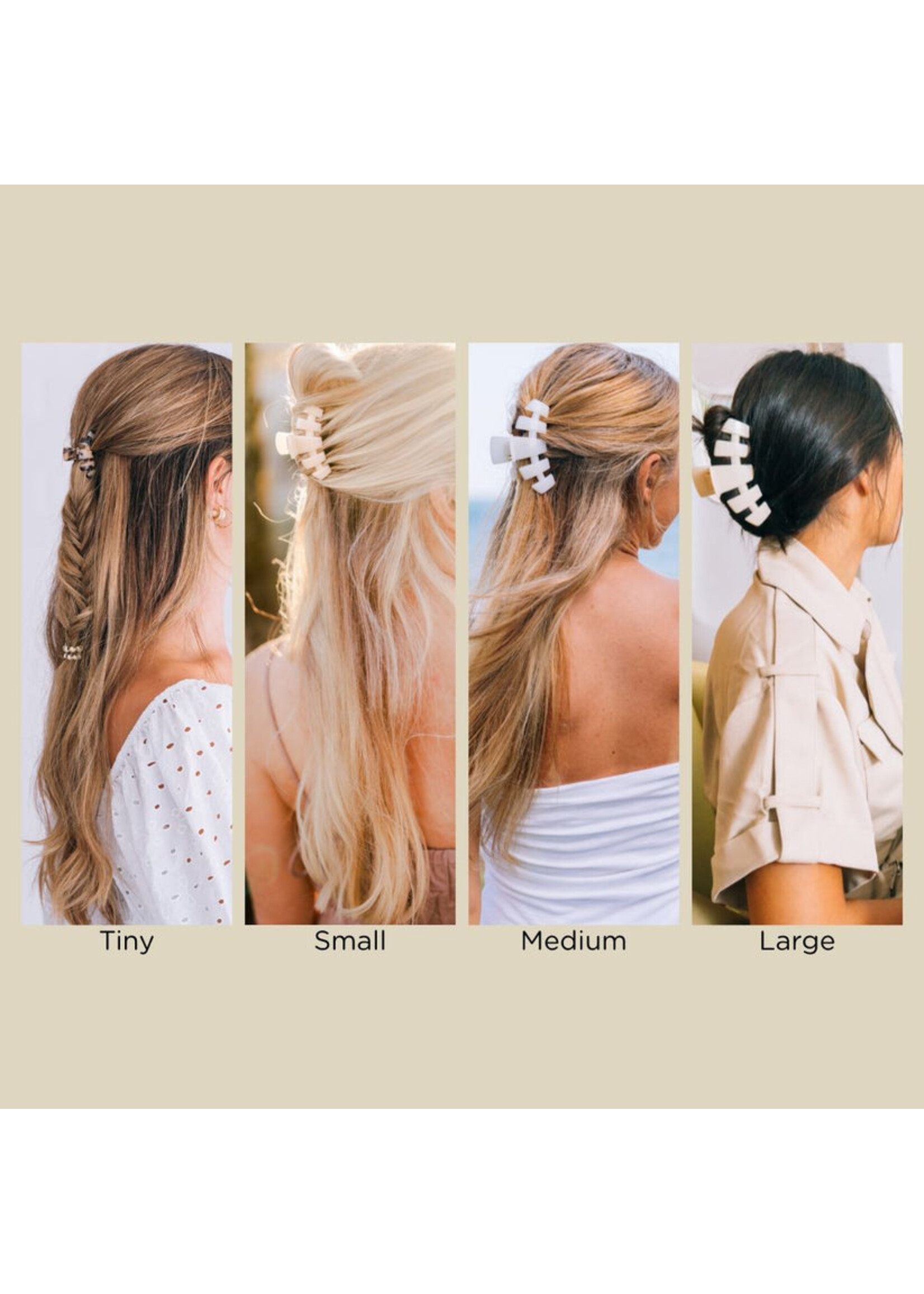Teleties Teleties Tortise Large Hair Clip