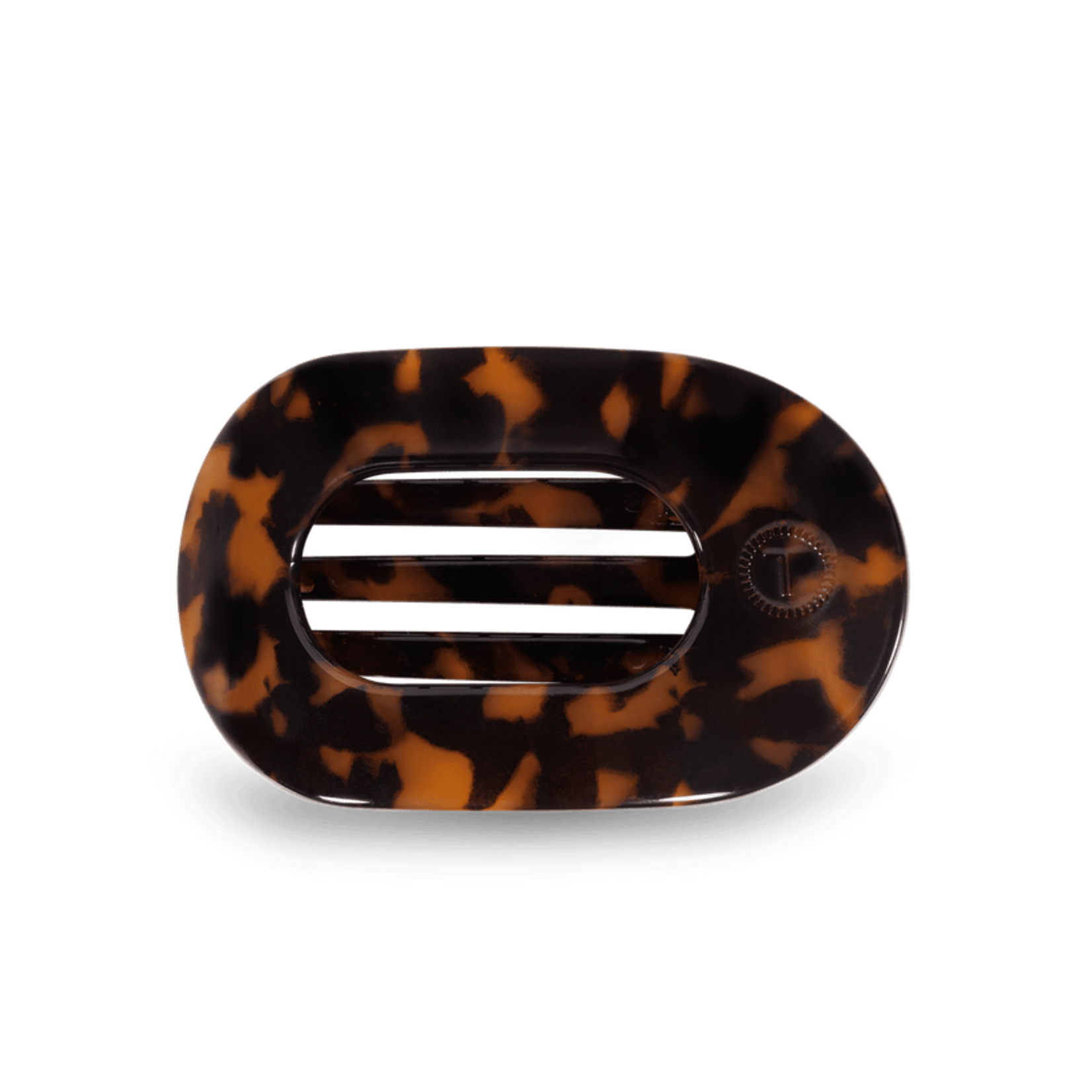 Teleties Teleties Tortise Round Flat Hair Clip
