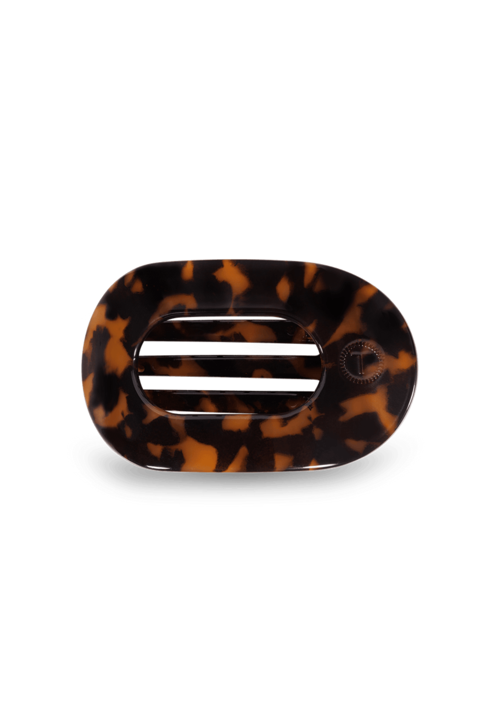 Teleties Teleties Tortise Round Flat Hair Clip