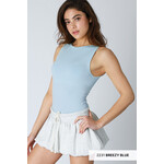Nikibiki Nikibiki Breezy Blue Boat Neck Tank