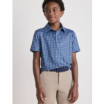 Vineyard Vines Football Printed Perf Polo