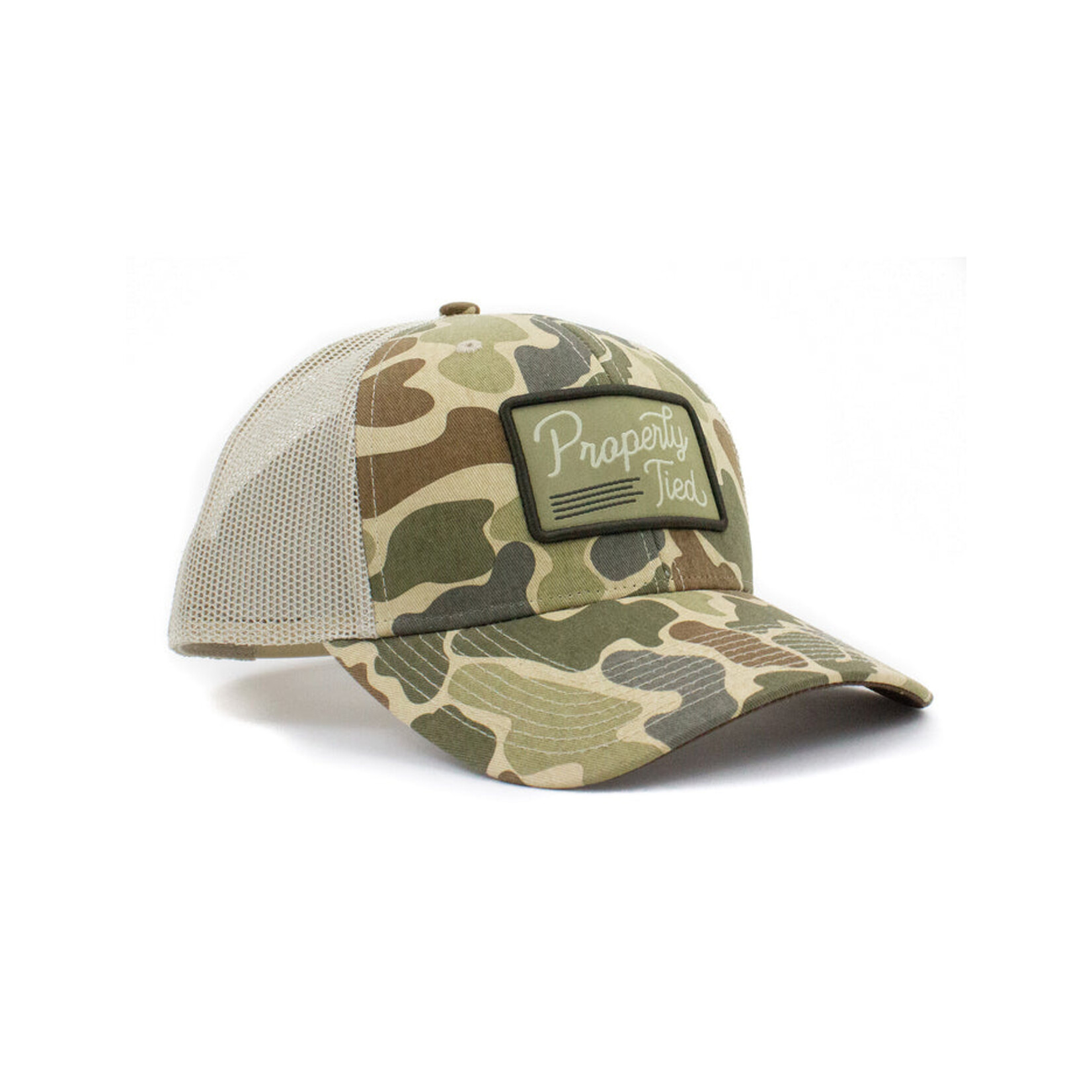 Properly Tied Sportsman Trucker Hat Camo