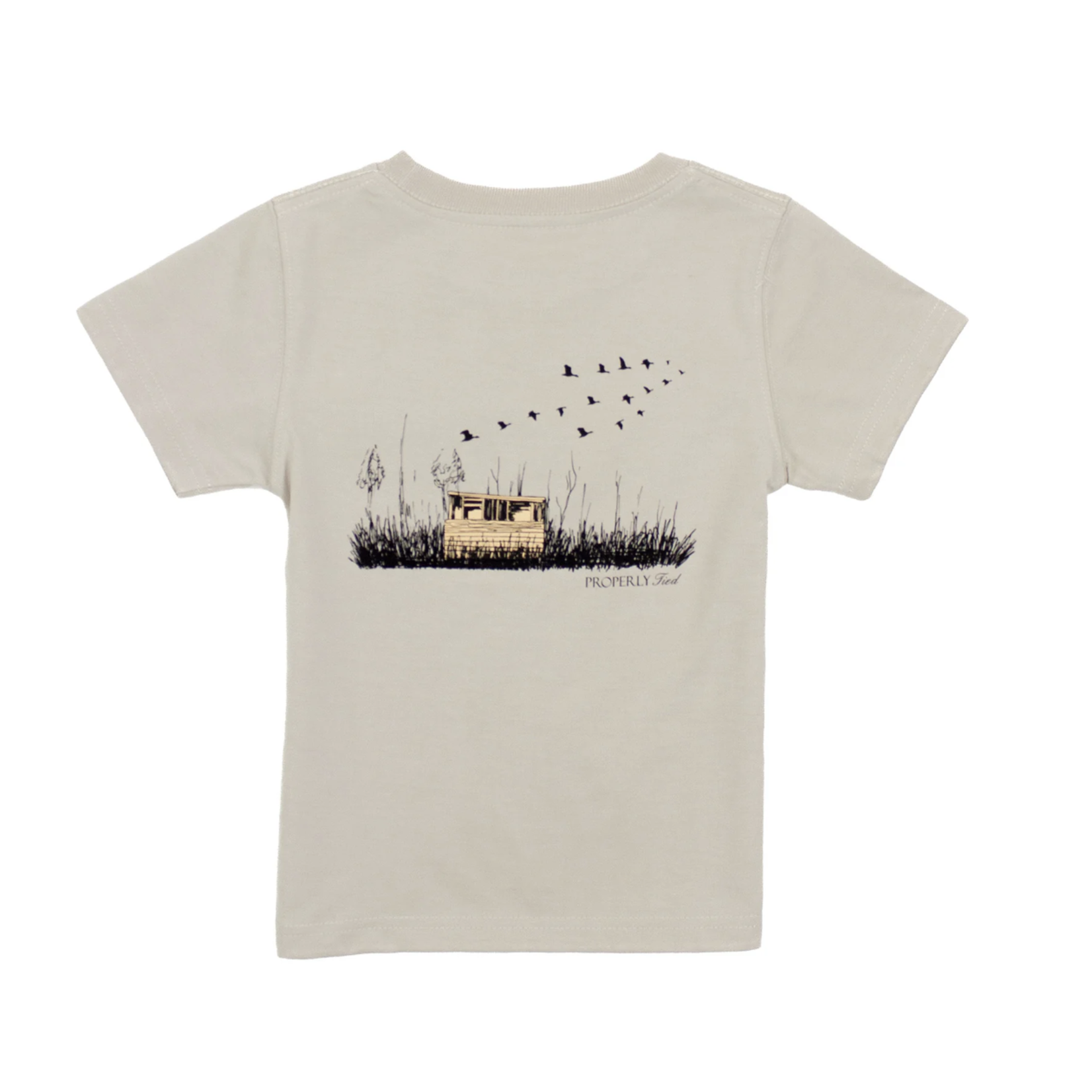 Properly Tied Linen Duck Blind SS Tee