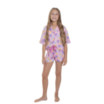 Sunshine Society Sunshine Society Pool Party Silk PJ Set
