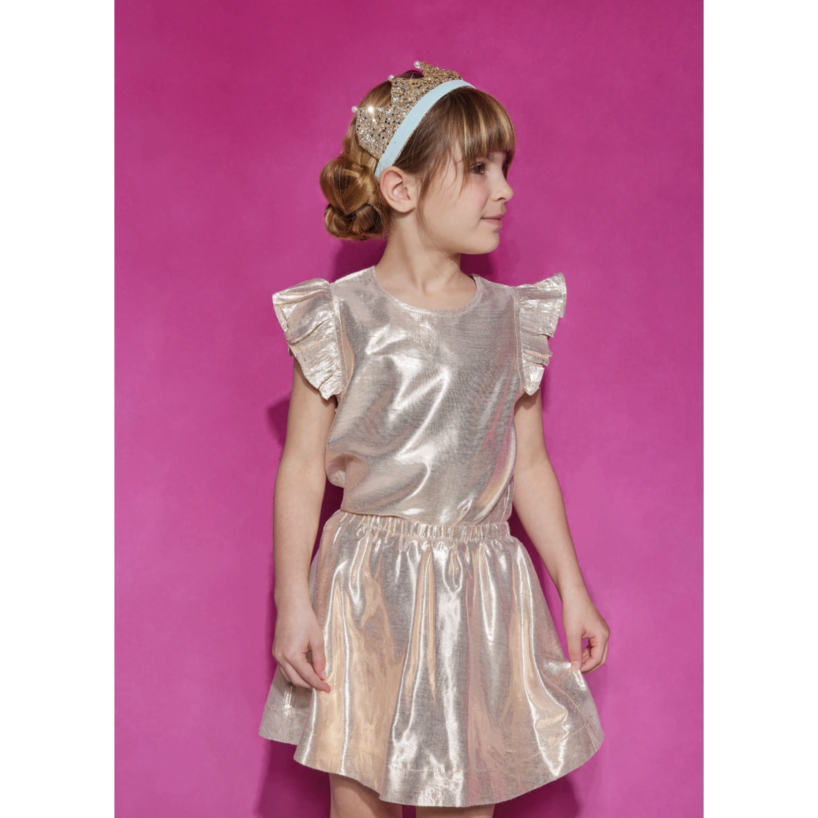Bisby Bisby Gold Gilt Circle Skort