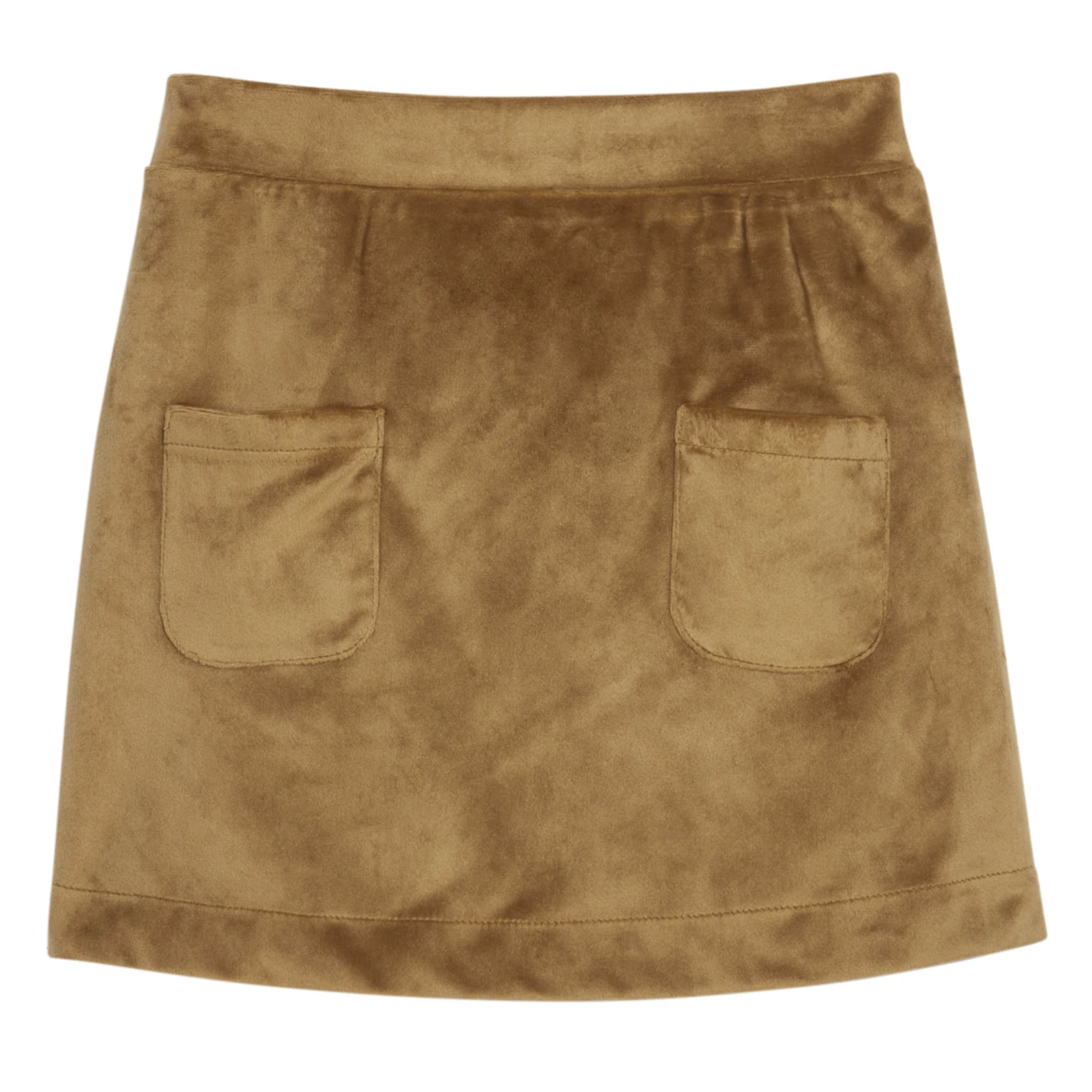 Bisby Bisby Mini Skort Brown Faux Suede