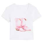 Katie J NYC Katie J Cowgirl Boots Graphic Tee