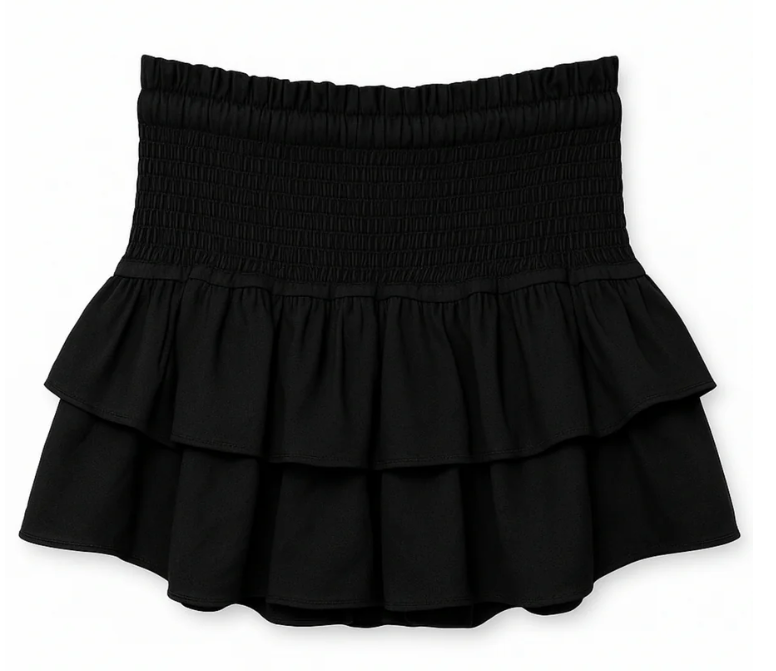 KatieJ Olive Bubble Skirt Dress, Black