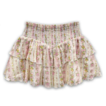 Katie J NYC Katie J Brooke Shabby Floral Stripe Skirt