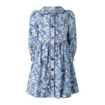 Rachel Riley Rachel Riley LS Blue Floral Button Down Dress