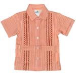 Six Honeybees Six Honeybees Gameday Orange Guayabera
