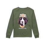 Properly Tied Man's Best Friend LS Olive
