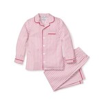 Petite Plume Antique Red Ticking Pajama Set