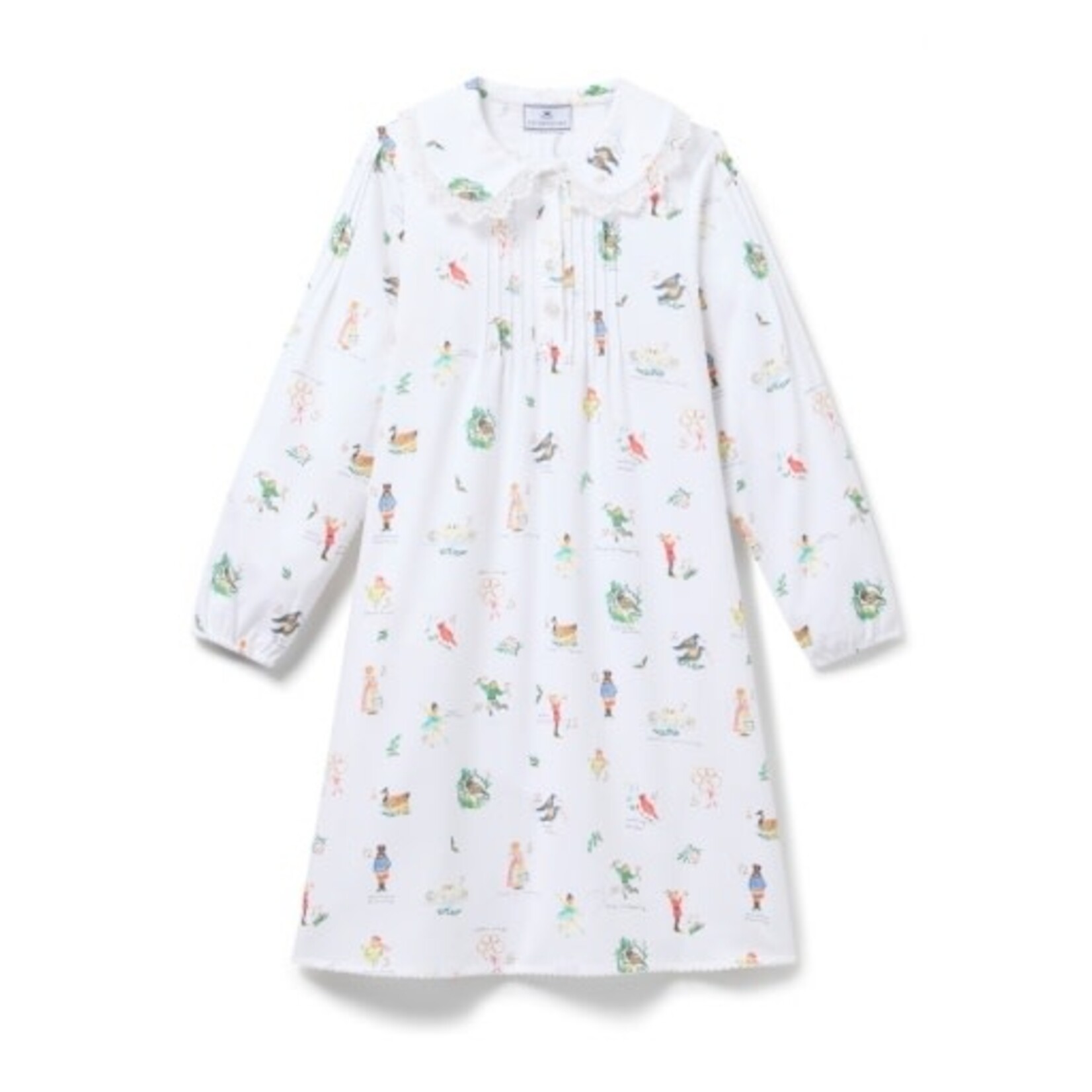 Petite Plume Petite Plume Childrens Twill Lola Nightgown in 12 Days of Christmas