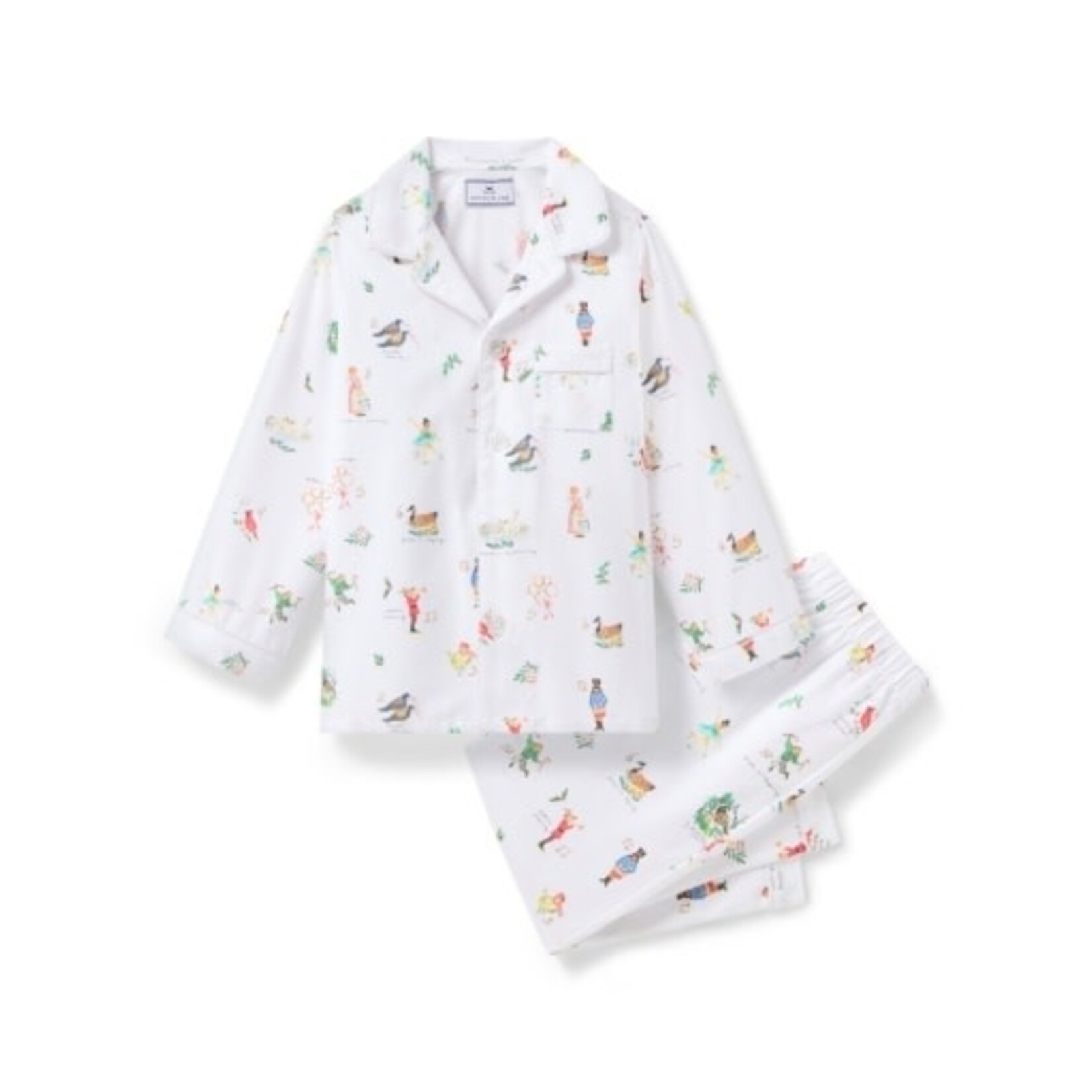 Petite Plume Petite Plume Childrens Twill Pajama in 12 Days of Christmas