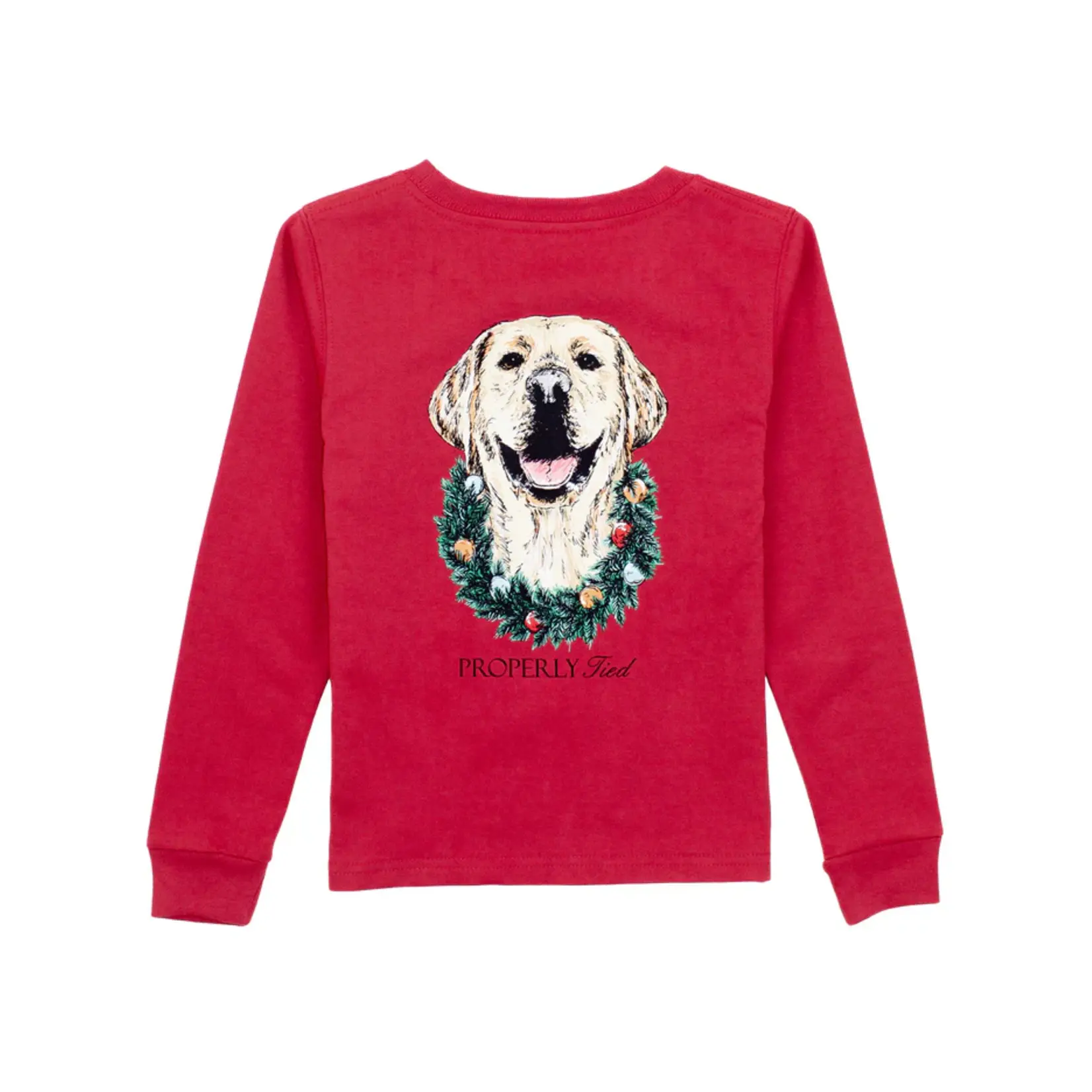 Properly Tied Deck the Paws Tee